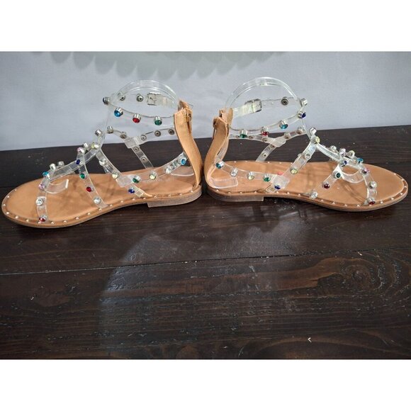 EUC Steve Madden Jelly Gladiator Travel Sandal/Sz. 8 - Picture 4 of 14